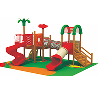 LRW023-幼兒木制組合滑梯