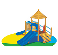 LRW035-最新木制兒童游樂(lè)設(shè)備