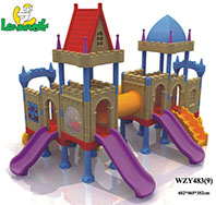 WZY-483(9)-幼兒組合大型戶(hù)外滑滑梯