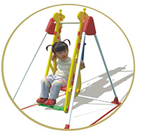 WZY-471-長頸鹿單人秋千